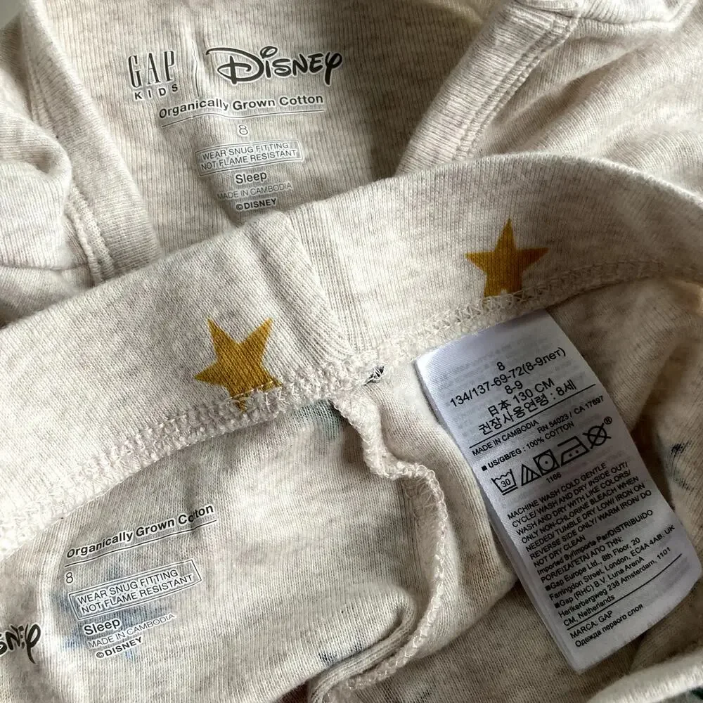 Gap x Disney Christmas Holiday Star Pajama Set - 8